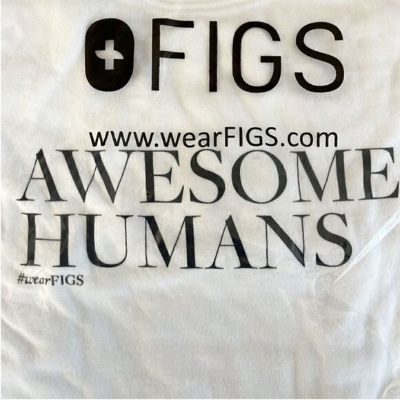 FIGS Awesome Humans Wear FIGS Long Sleeve Tee - Picture 7 of 8